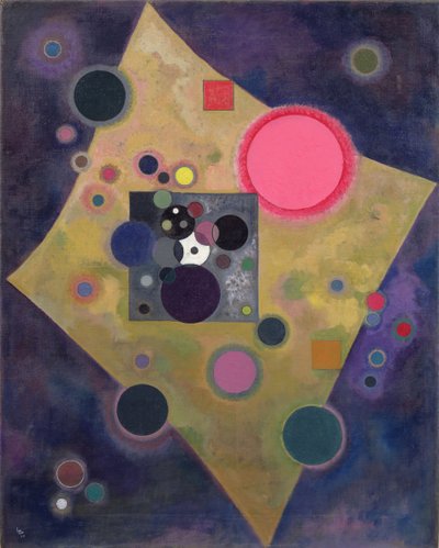 Sotaque em rosa, 1926 de Wassily Kandinsky
